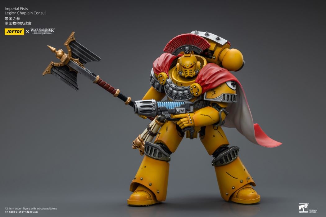 Imperial Fists-Legion Chaplain Archon/MkIII Legion Tactical Squad/MkIII Legion Predator Squad 1/18