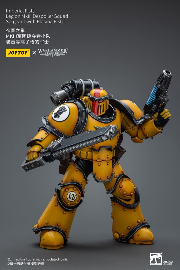Imperial Fists-Legion Chaplain Archon/MkIII Legion Tactical Squad/MkIII Legion Predator Squad 1/18