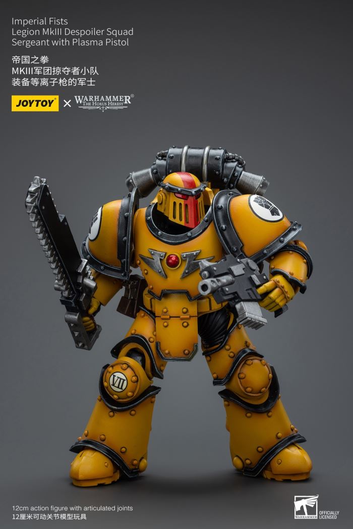 Imperial Fists-Legion Chaplain Archon/MkIII Legion Tactical Squad/MkIII Legion Predator Squad 1/18