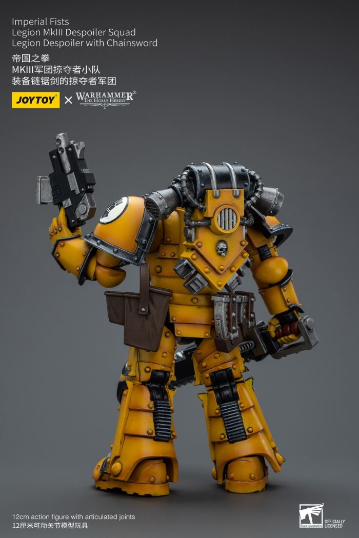 Imperial Fists-Legion Chaplain Archon/MkIII Legion Tactical Squad/MkIII Legion Predator Squad 1/18