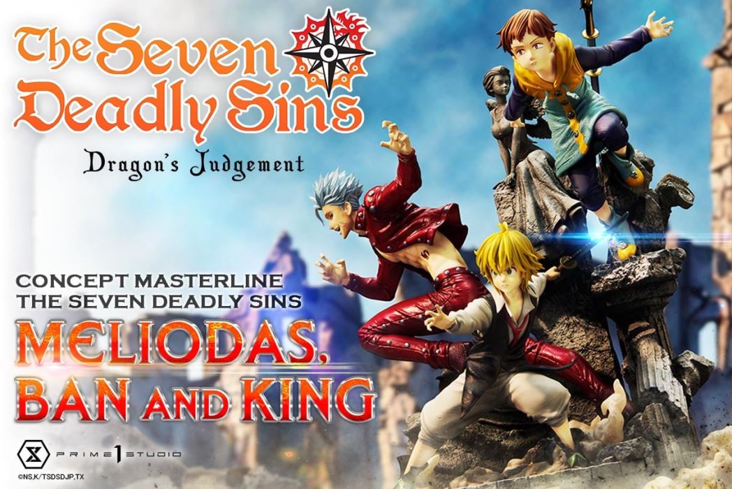 The Seven Deadly Sins  Meliodas, Ban and King
