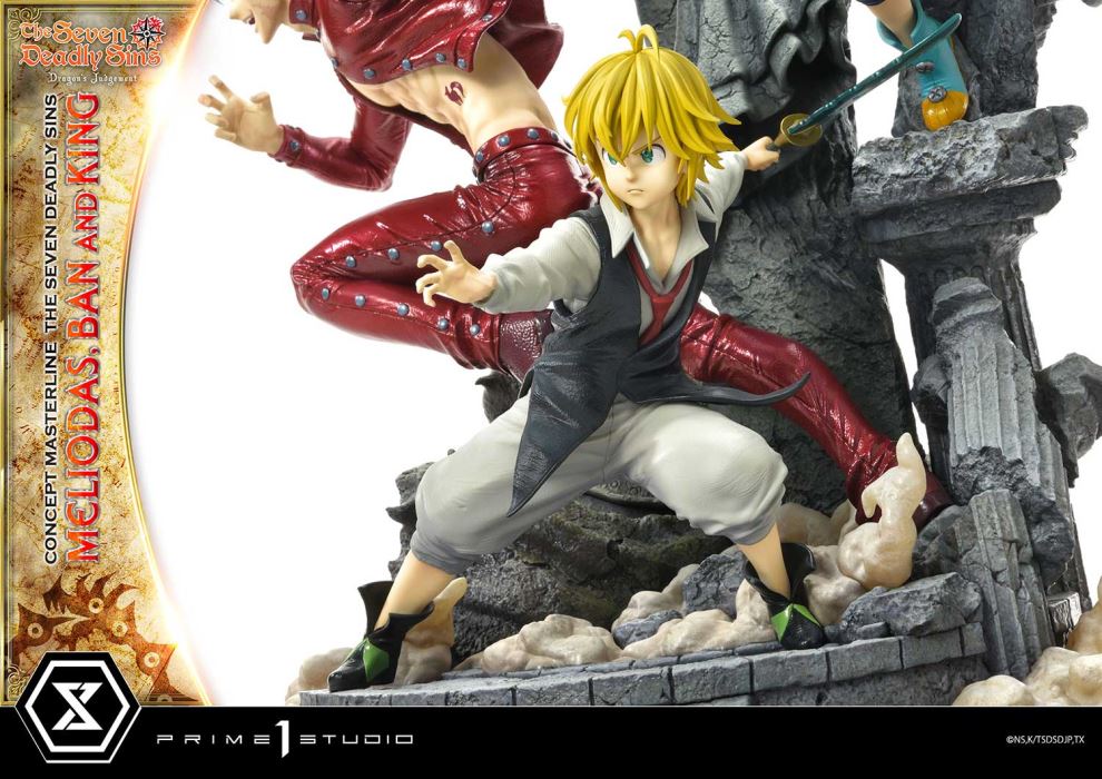 The Seven Deadly Sins  Meliodas, Ban and King