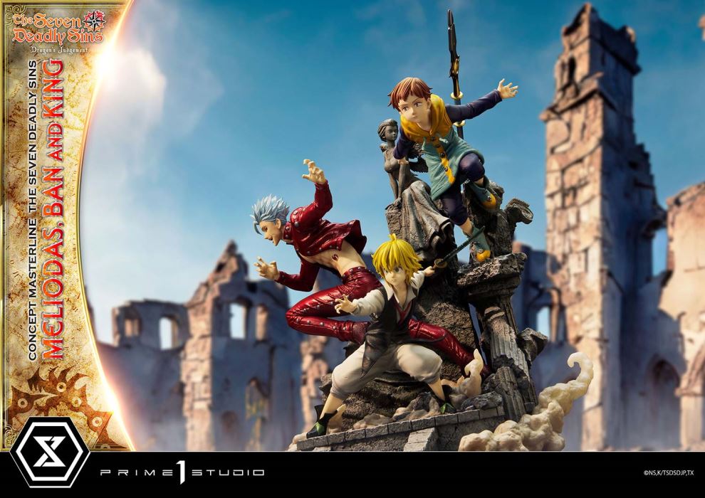 The Seven Deadly Sins  Meliodas, Ban and King