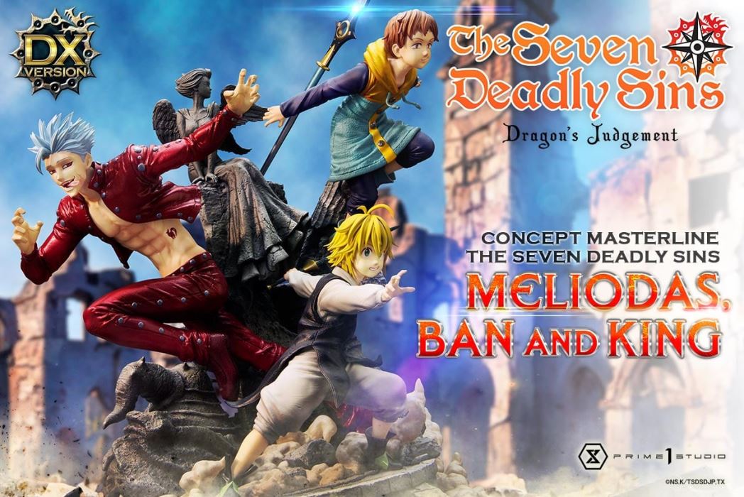 The Seven Deadly Sins  Meliodas, Ban and King Deluxe Version