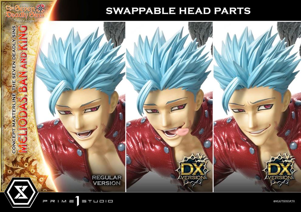 The Seven Deadly Sins  Meliodas, Ban and King Deluxe Version