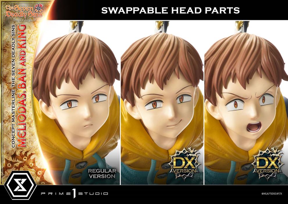 The Seven Deadly Sins  Meliodas, Ban and King Deluxe Version