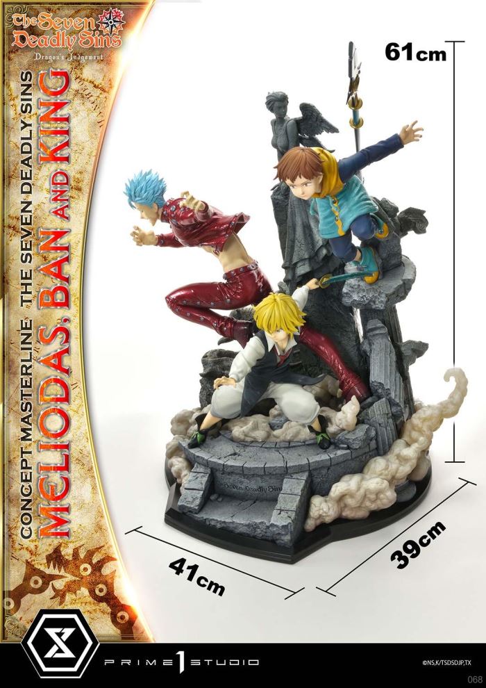 The Seven Deadly Sins  Meliodas, Ban and King Deluxe Version