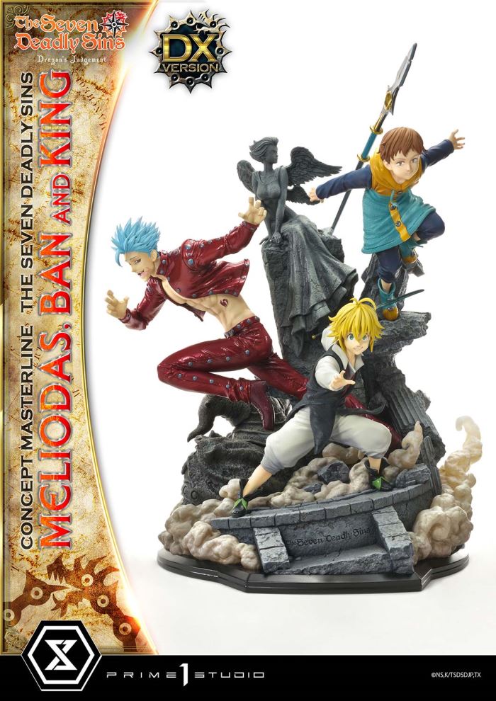 The Seven Deadly Sins  Meliodas, Ban and King Deluxe Version