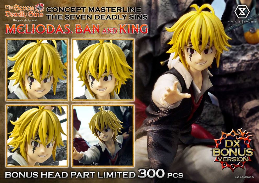 The Seven Deadly Sins  Meliodas, Ban and King Deluxe Version