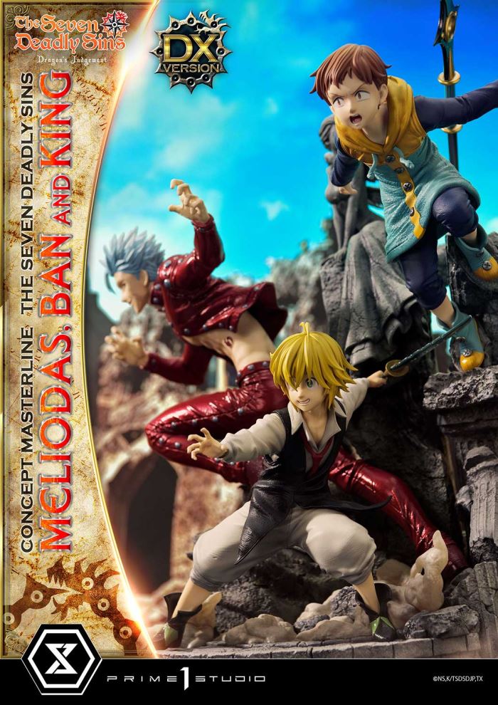 The Seven Deadly Sins  Meliodas, Ban and King Deluxe Version