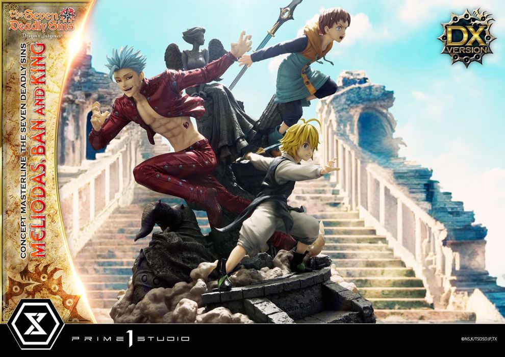 The Seven Deadly Sins  Meliodas, Ban and King Deluxe Version