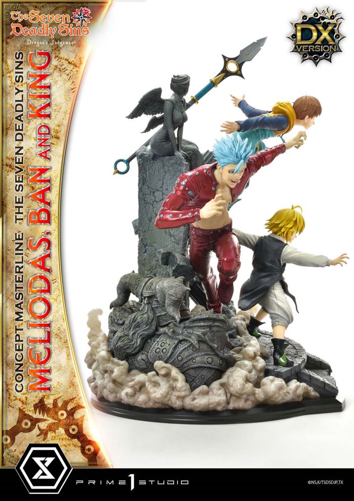 The Seven Deadly Sins  Meliodas, Ban and King Deluxe Version