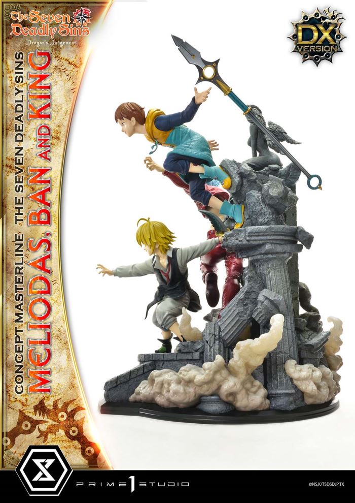The Seven Deadly Sins  Meliodas, Ban and King Deluxe Version