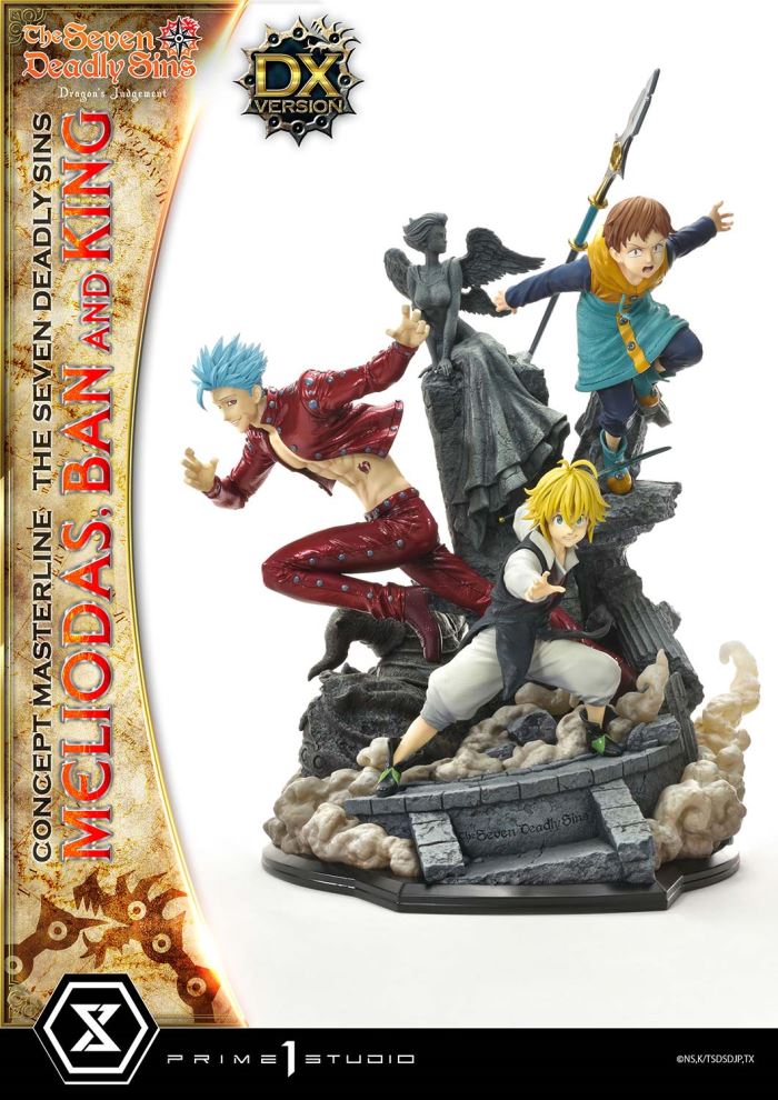 The Seven Deadly Sins  Meliodas, Ban and King Deluxe Version