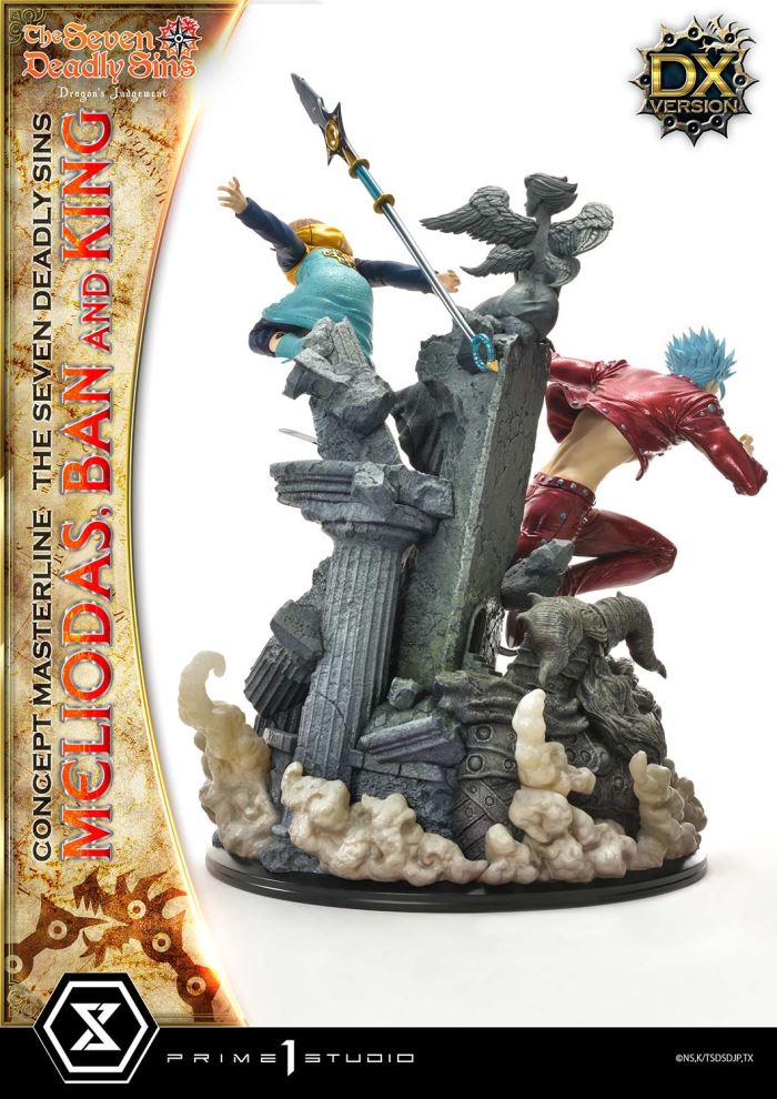 The Seven Deadly Sins  Meliodas, Ban and King Deluxe Version
