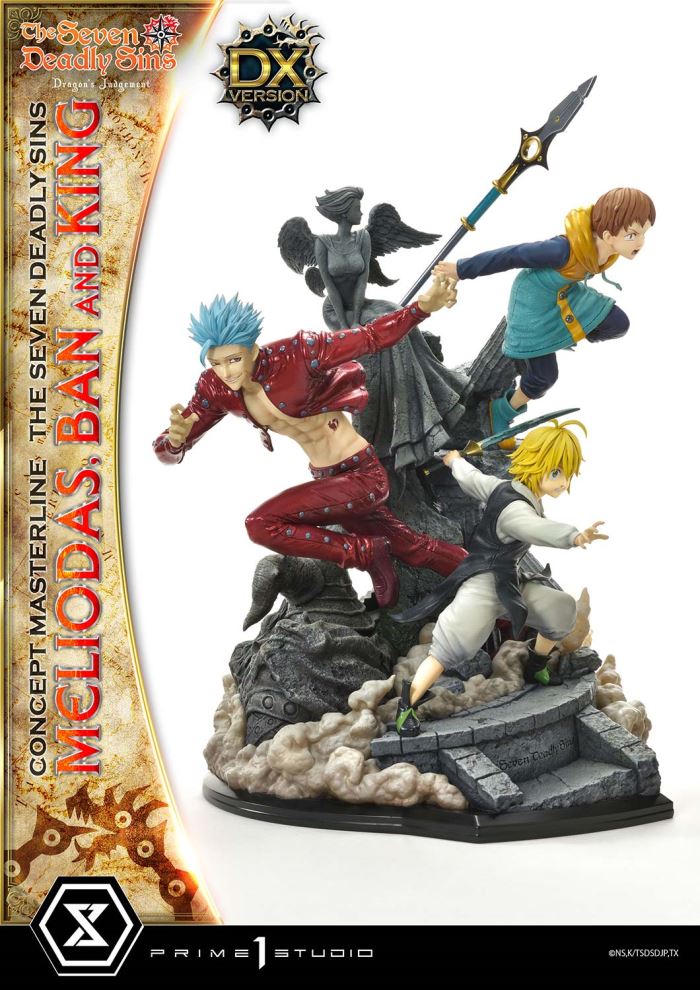 The Seven Deadly Sins  Meliodas, Ban and King Deluxe Version