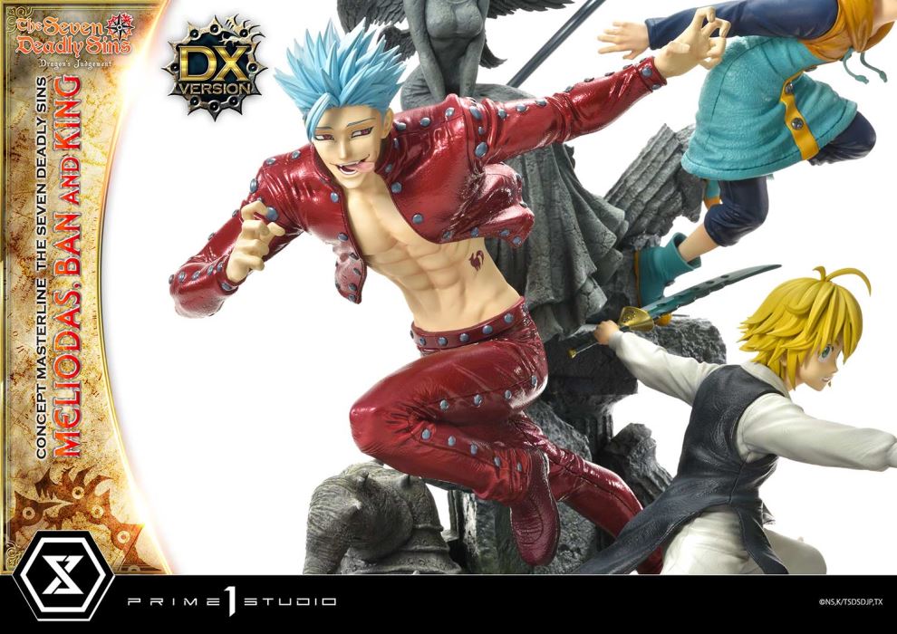 The Seven Deadly Sins  Meliodas, Ban and King Deluxe Version