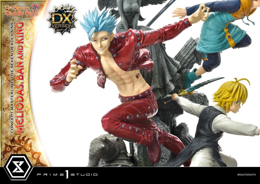 The Seven Deadly Sins  Meliodas, Ban and King Deluxe Version