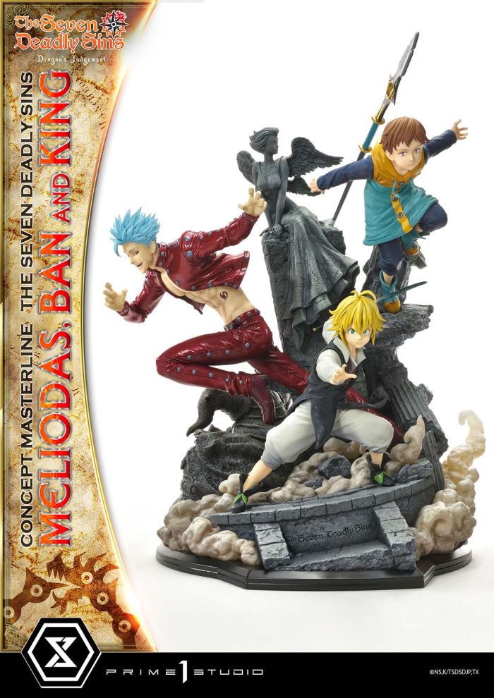 The Seven Deadly Sins  Meliodas, Ban and King Deluxe Version