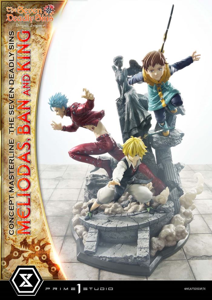 The Seven Deadly Sins  Meliodas, Ban and King Deluxe Version
