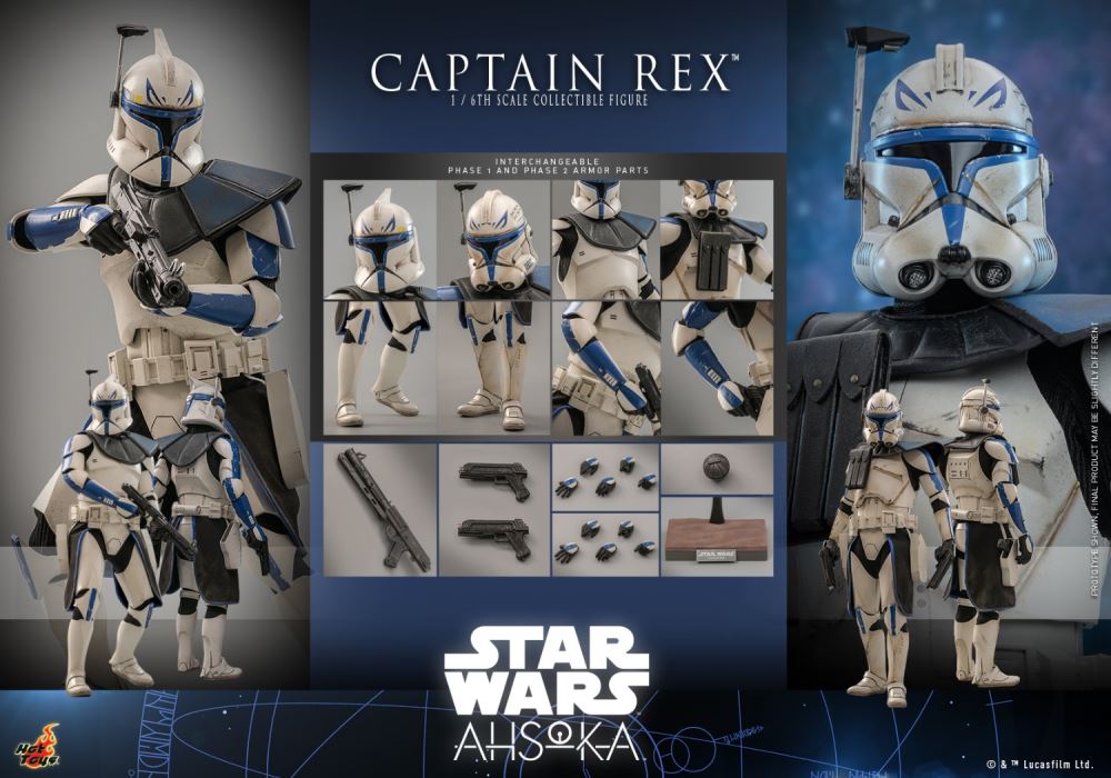 STAR WARS: AHSOKA CAPTAIN REX 1/6