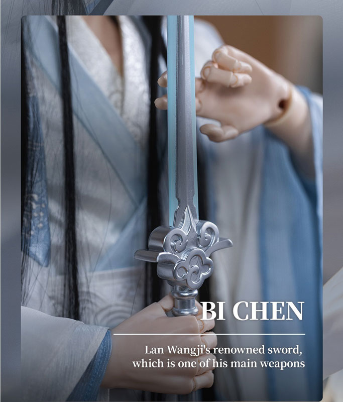 The Master of Diabolism Lan Wangji 2.0 78cm Ball Joint Doll (BJD) + Teen Uniform Set