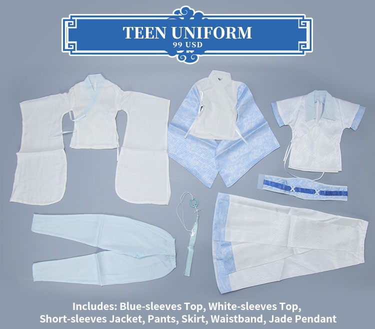 The Master of Diabolism Lan Wangji 2.0 78cm Ball Joint Doll (BJD) + Teen Uniform Set