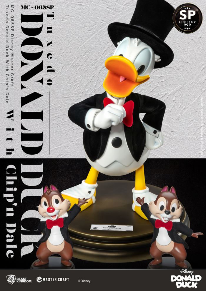 TUXEDO DONALD DUCK WITH CHIP ’N DALE
