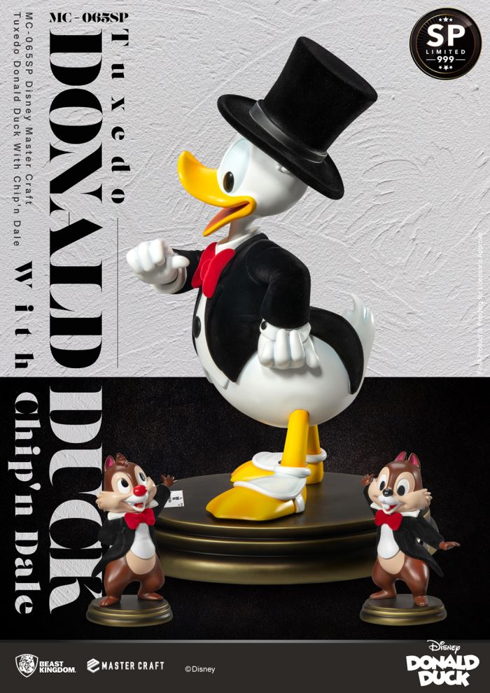TUXEDO DONALD DUCK WITH CHIP ’N DALE