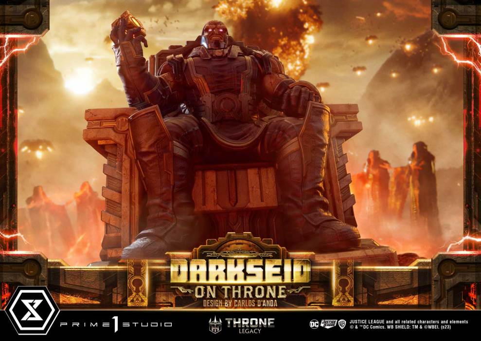 Justice League (Comics) Darkseid on Throne (Design by Carlos D'Anda)