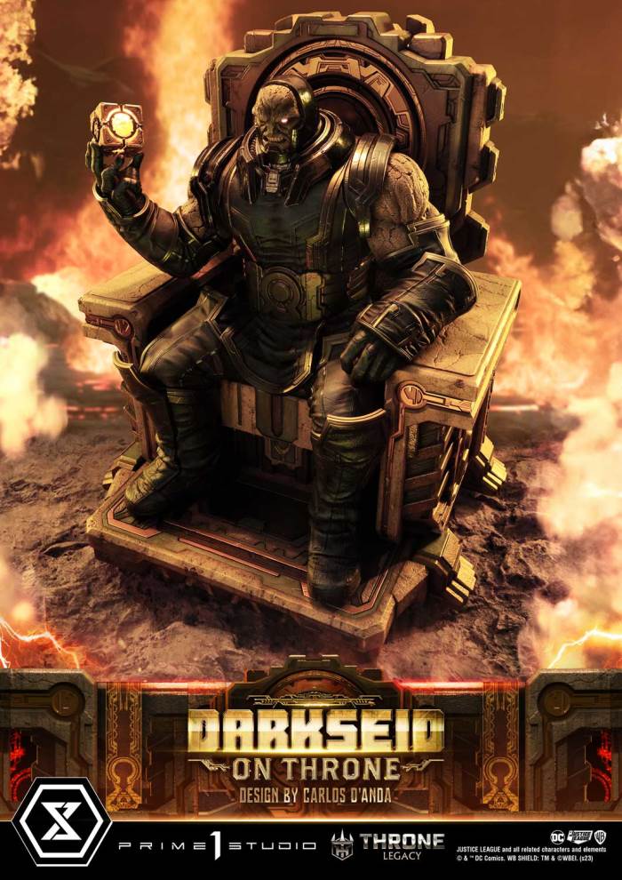 Justice League (Comics) Darkseid on Throne (Design by Carlos D'Anda)