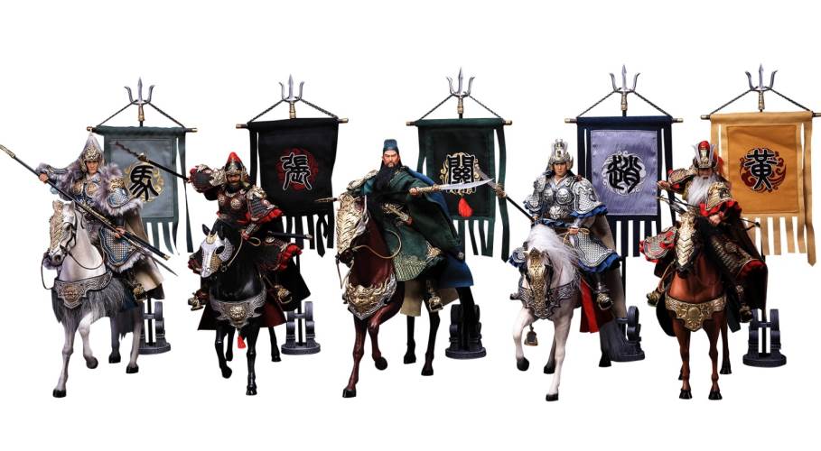 Handheld Three Kingdoms - Five Tiger Generals Guan Yu, Zhao Yun, Zhang Fei, Ma Chao, Huang Zhong, Liu Bei 1/12