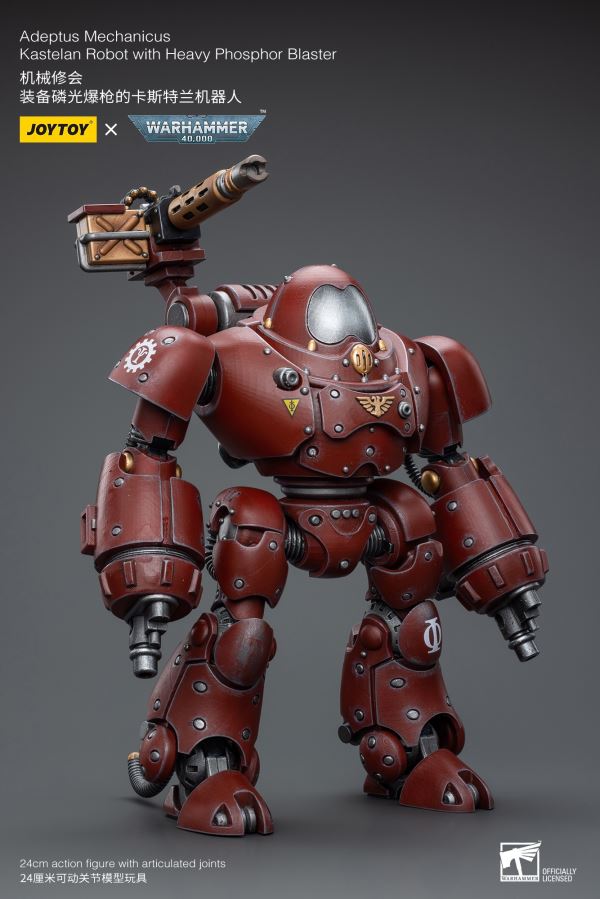 Emperor's Custodes Blade Warrior/Adeptus Mechanicus Castellan Robot/Cartier Sentinel Mecha-Pilot 1/18
