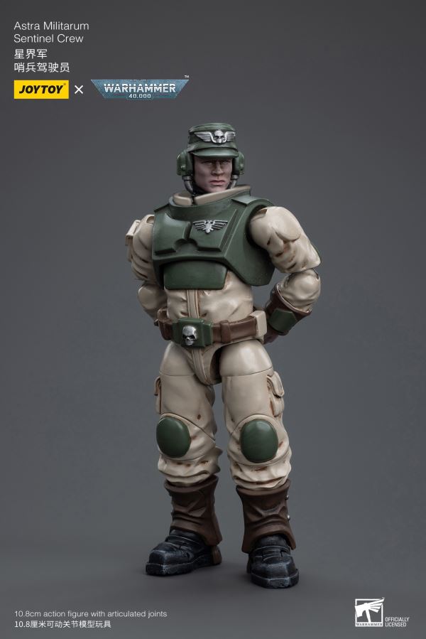 Emperor's Custodes Blade Warrior/Adeptus Mechanicus Castellan Robot/Cartier Sentinel Mecha-Pilot 1/18