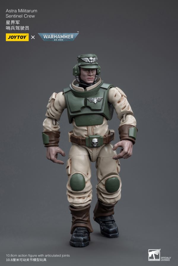 Emperor's Custodes Blade Warrior/Adeptus Mechanicus Castellan Robot/Cartier Sentinel Mecha-Pilot 1/18