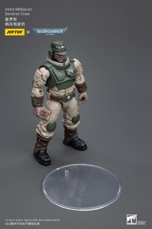 Emperor's Custodes Blade Warrior/Adeptus Mechanicus Castellan Robot/Cartier Sentinel Mecha-Pilot 1/18