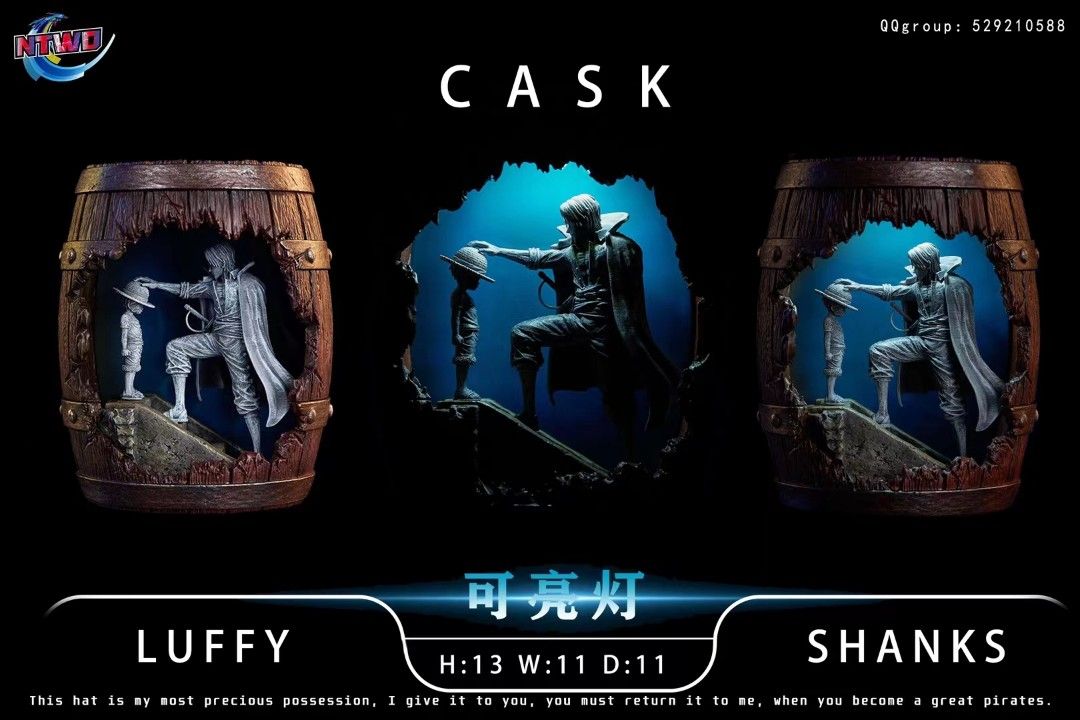 Luffy & Red-haired Shank - One Piece