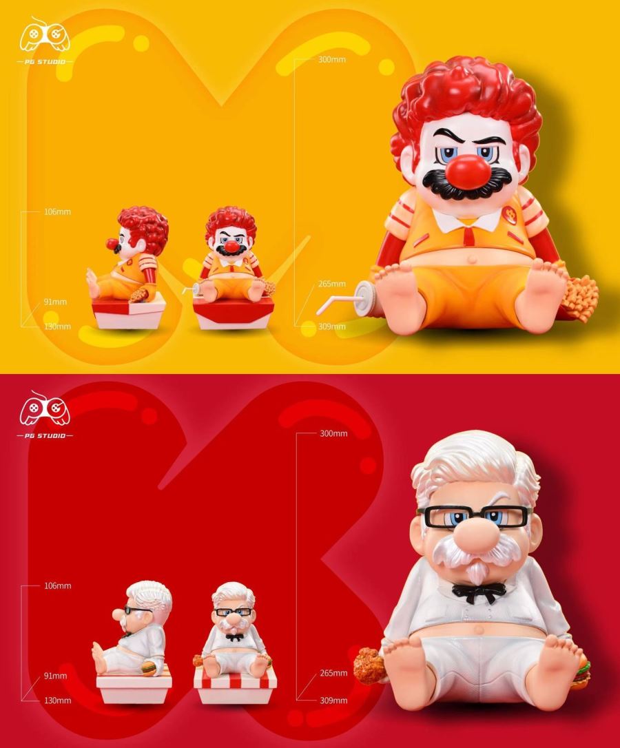 Ronald McDonald & Colonel Sanders Cosplay Mario - Super Mario