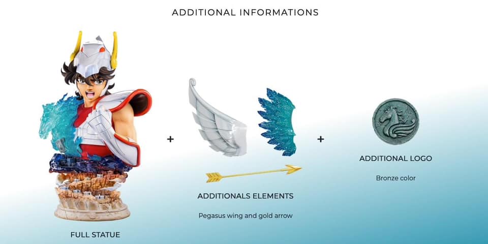 Saint Seiya Life Size Bust [Licensed]