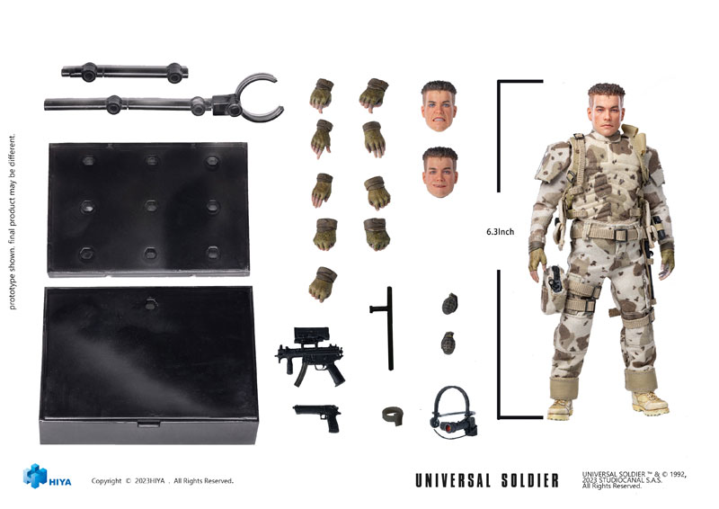 Universal Soldier 1/12 Action Figure Luc Dubrow