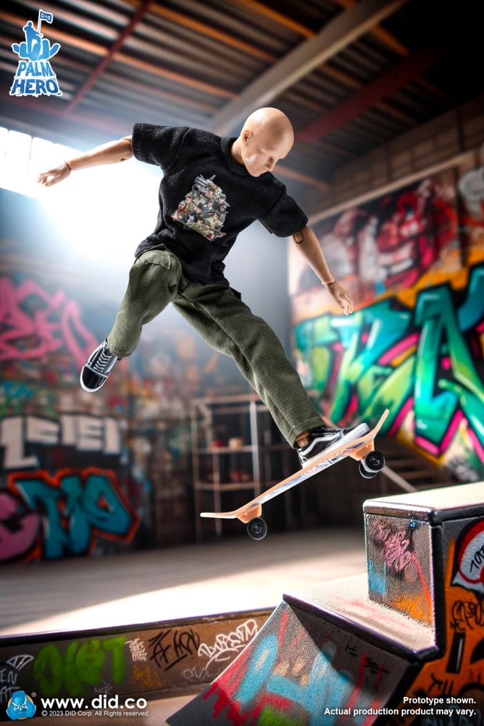 Handheld Hero Zhenle Series-Skateboard Boy 1/12