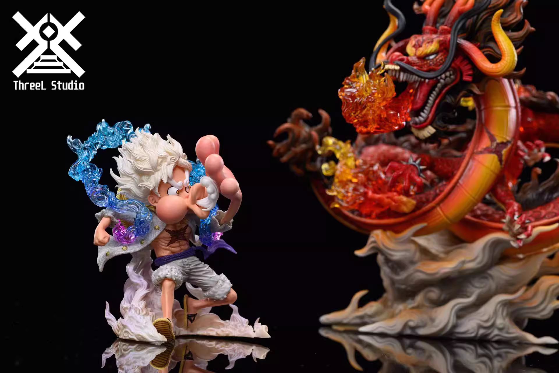 Hot Hand Nika Luffy & Fire Dragon Kaido - One piece