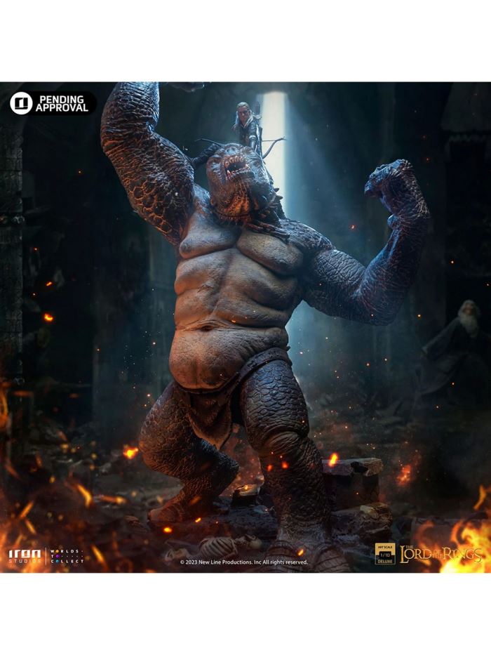 Legolas Vs Cave Troll Deluxe - Lord of the Rings - Art Scale 1/10