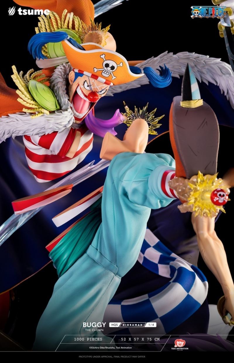 One Piece HQS Dioramax Buggy the Clown 1/4