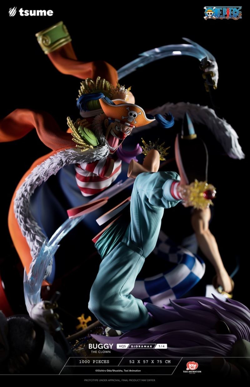 One Piece HQS Dioramax Buggy the Clown 1/4