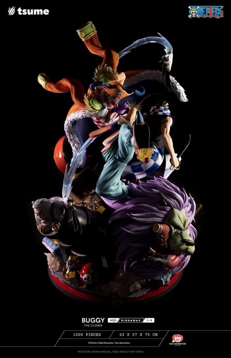One Piece HQS Dioramax Buggy the Clown 1/4