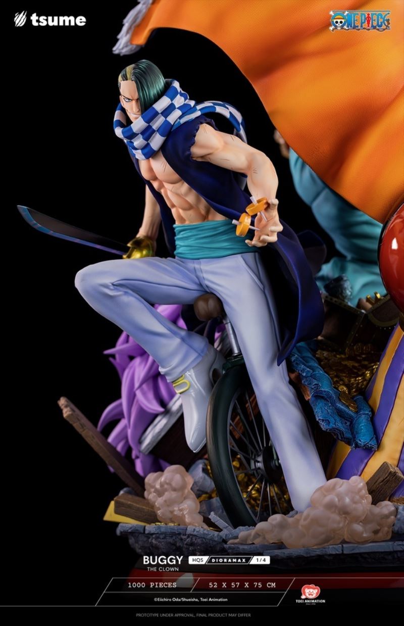 One Piece HQS Dioramax Buggy the Clown 1/4