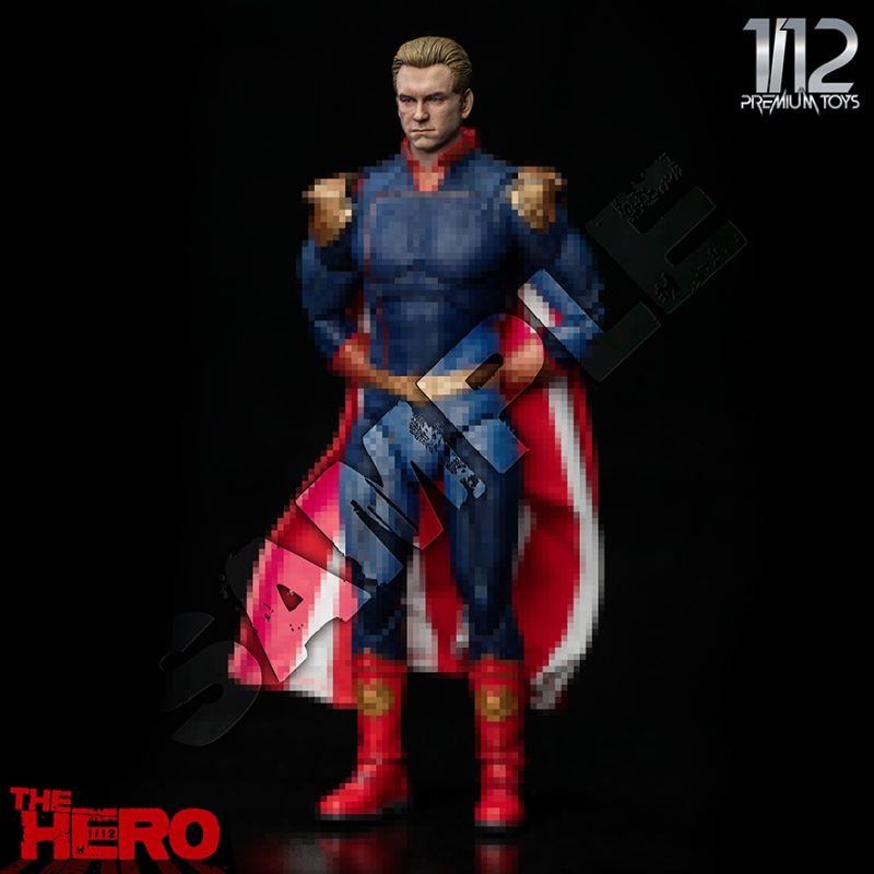The Hero European and American expression head carving 1/12