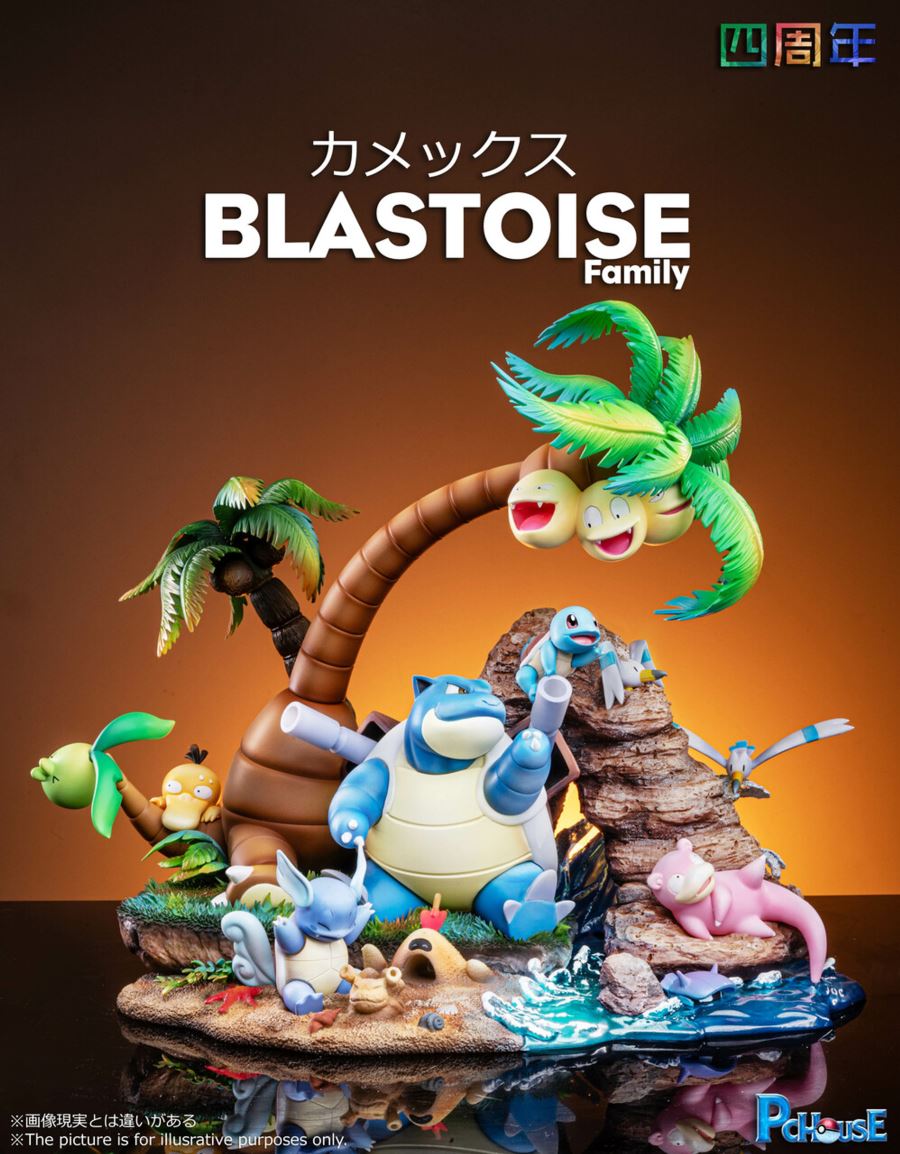 Blastoise Family - Pokemon