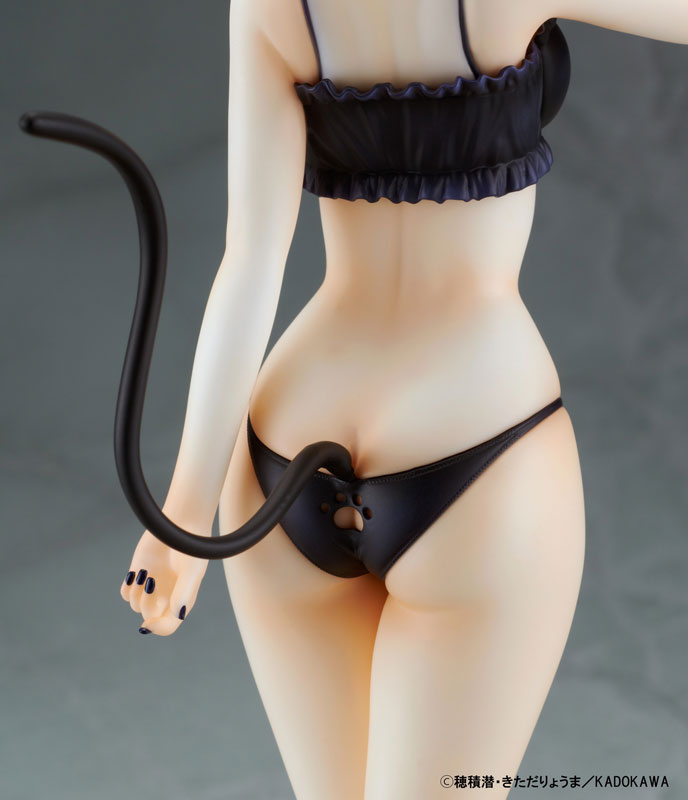 The Story of a Manga Artist Who Was Imprisoned by a Strange High School Girl Konata Competition Swimsuit & Cat Lingerie Costume Set 1/6
